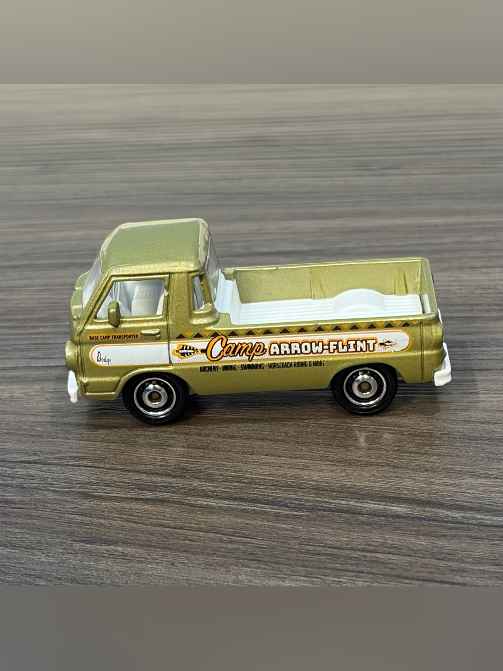 2012 Matchbox Toy 1966 Dodge A100 Pickup Truck Diecast Car Camp Arrow-Flint